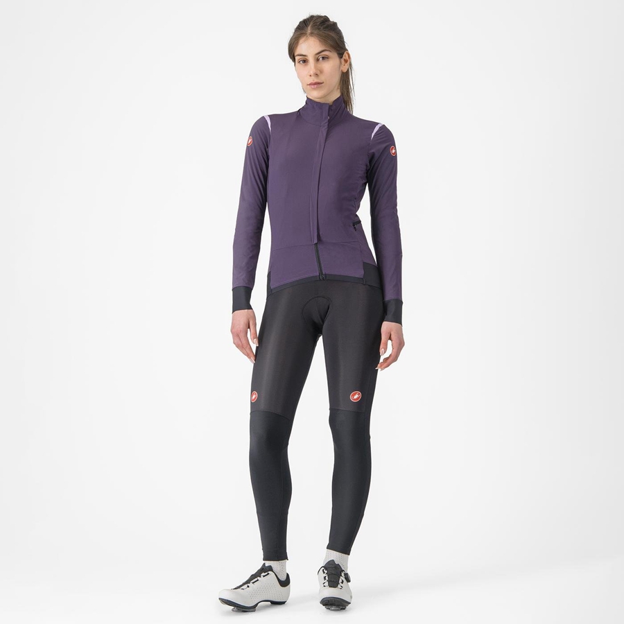 Castelli ALPHA FLIGHT ROS W Jassen Dames Paars | 024385QMJ