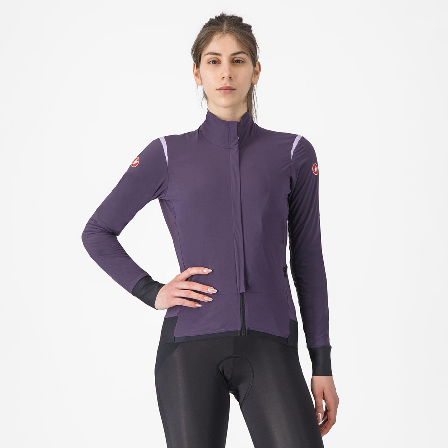 Castelli ALPHA FLIGHT ROS W Jassen Dames Paars | 024385QMJ