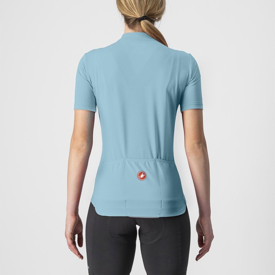 Castelli ANIMA 3 Jersey Dames Blauw | 468952ENH