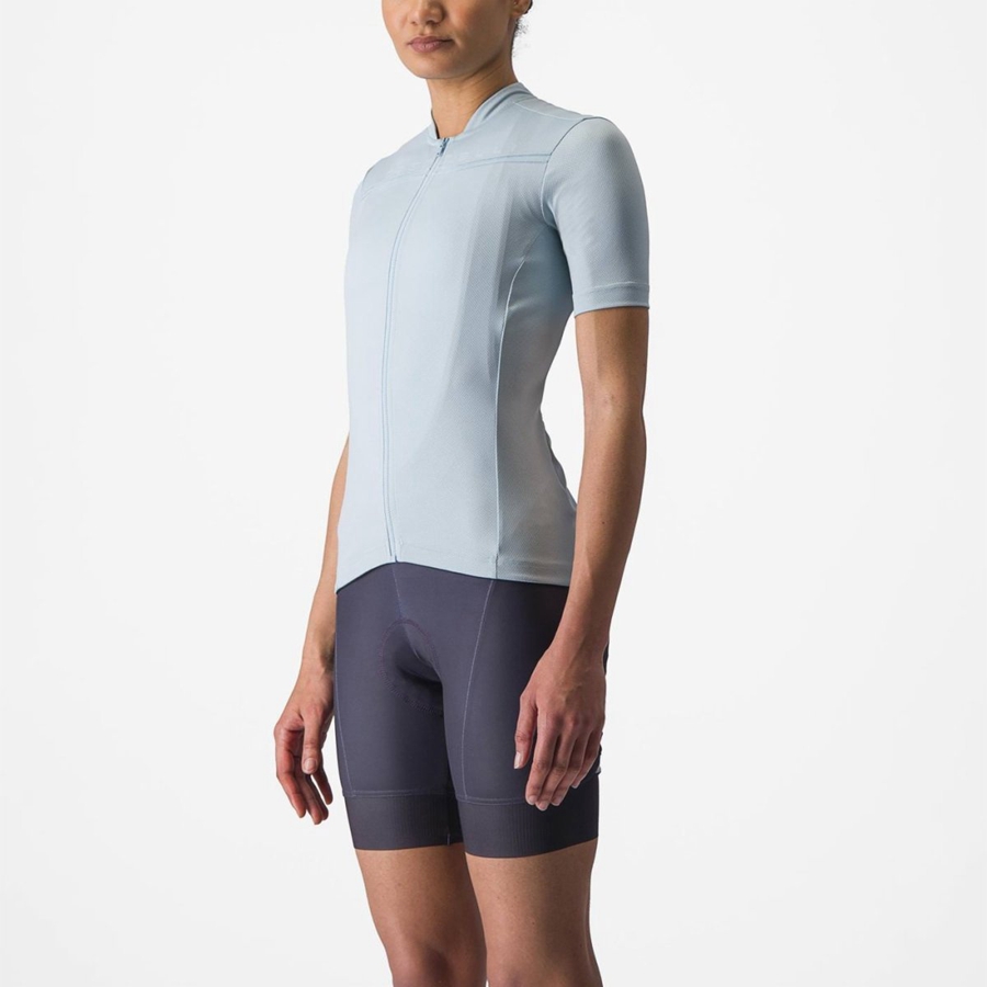 Castelli ANIMA 4 Jersey Dames Blauw | 573162SCH