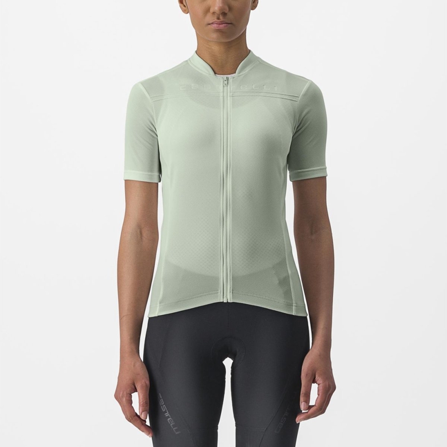 Castelli ANIMA 4 Jersey Dames Groen | 369452TJN