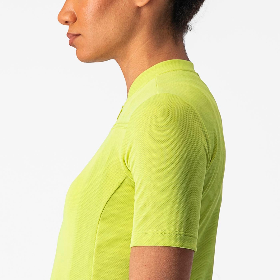 Castelli ANIMA 4 Jersey Dames Lichtgroen | 084273NDP