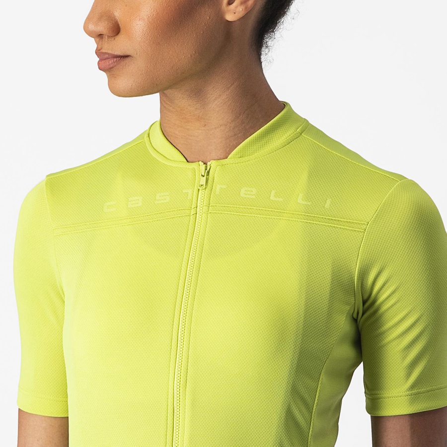 Castelli ANIMA 4 Jersey Dames Lichtgroen | 084273NDP