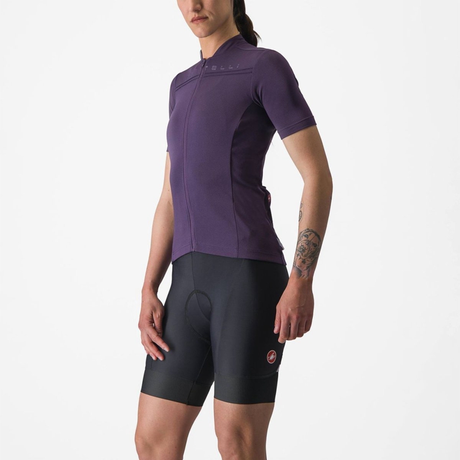 Castelli ANIMA 4 Jersey Dames Paars | 385207RPZ