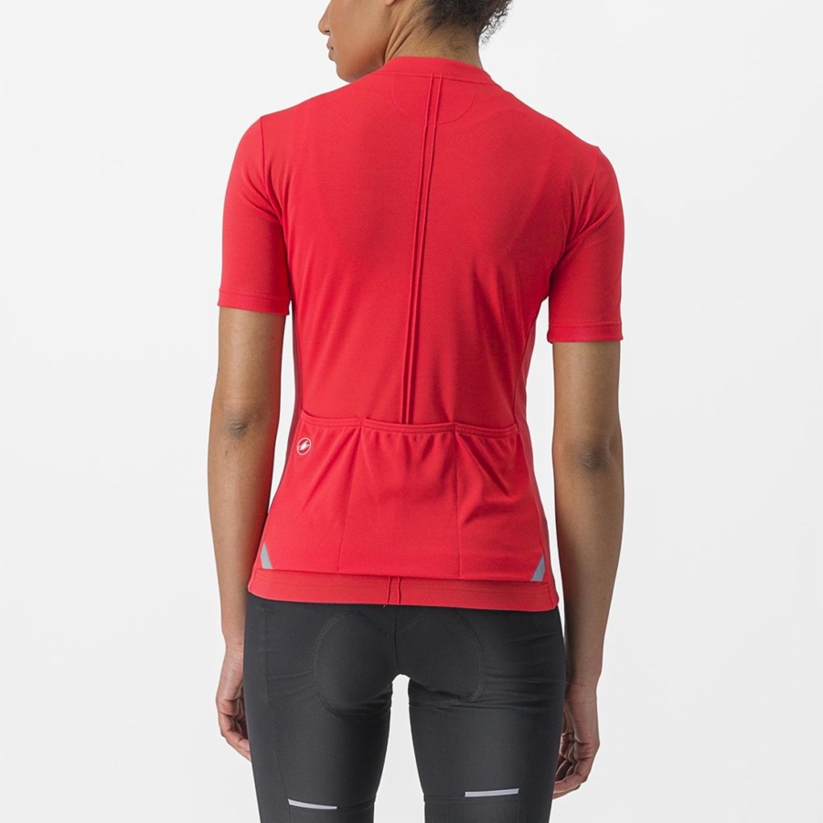 Castelli ANIMA 4 Jersey Dames Rood | 246370BGF