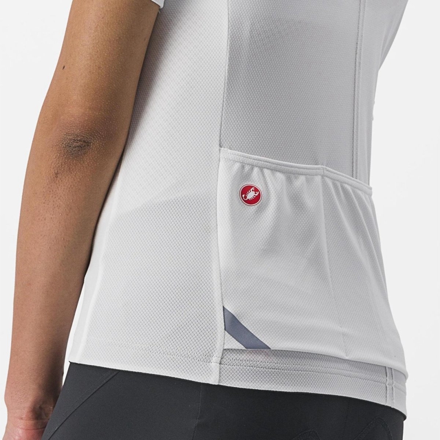 Castelli ANIMA 4 Jersey Dames Wit | 735102ERA