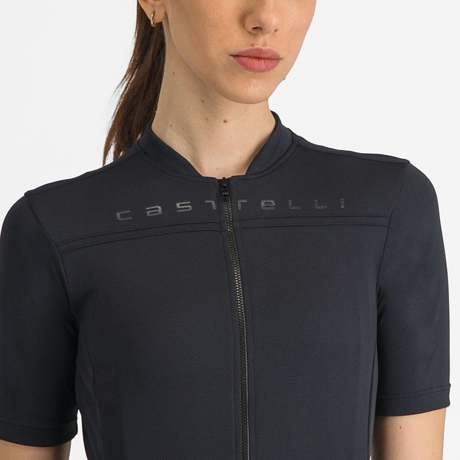 Castelli ANIMA 4 Jersey Dames Zwart | 658910UDP