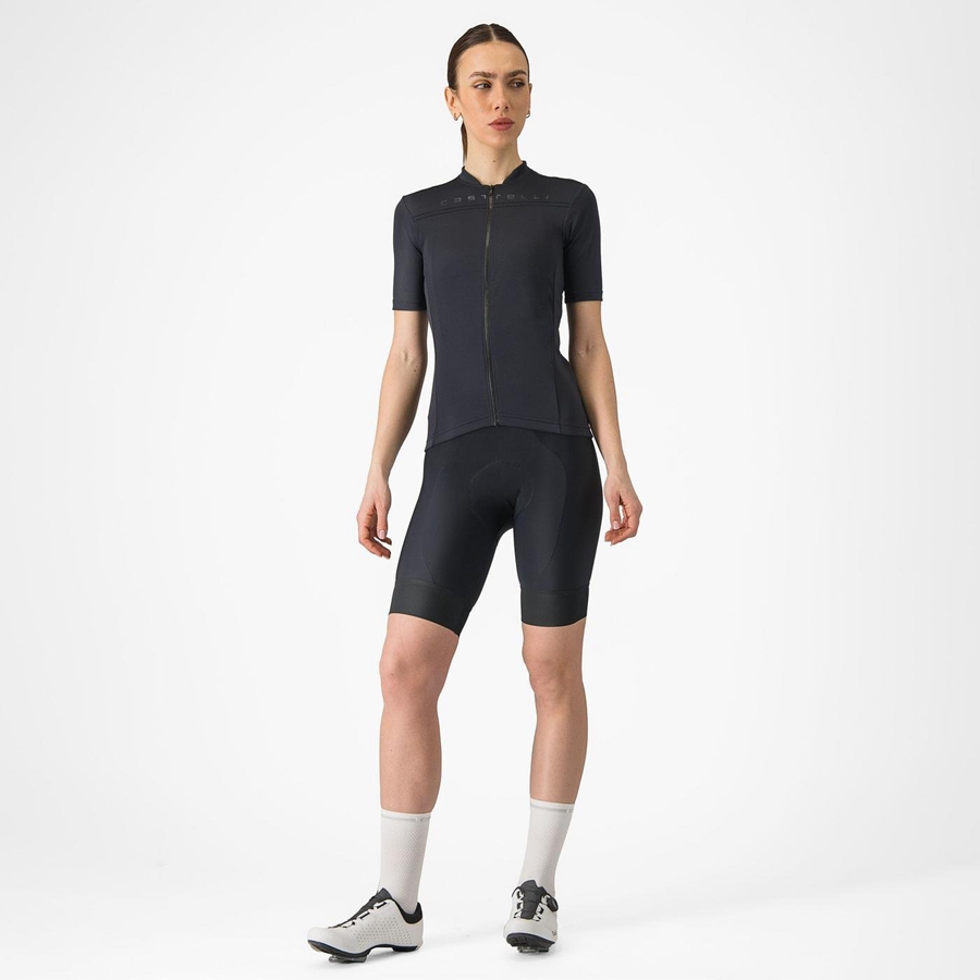 Castelli ANIMA 4 Jersey Dames Zwart | 658910UDP