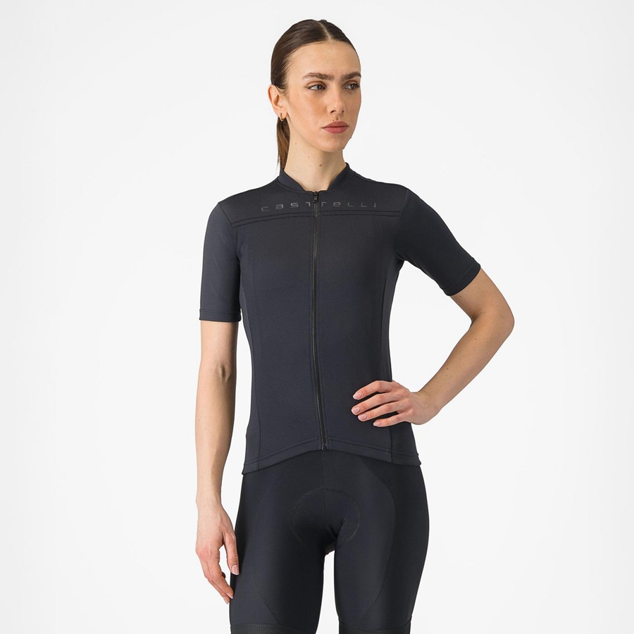 Castelli ANIMA 4 Jersey Dames Zwart | 658910UDP