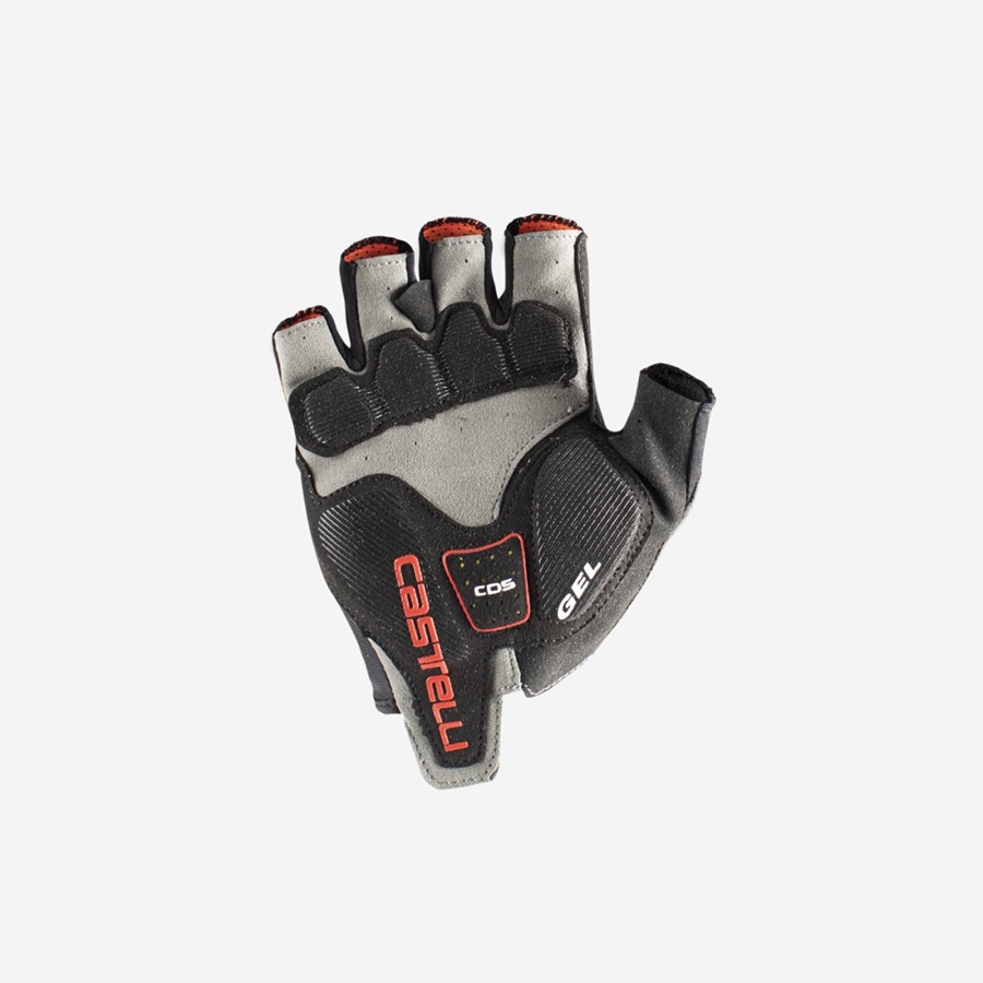 Castelli ARENBERG GEL 2 Handschoenen Heren Rood Zwart | 738469DHL