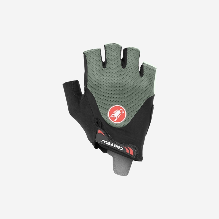 Castelli ARENBERG GEL 2 Handschoenen Heren Groen | 720496ZYO