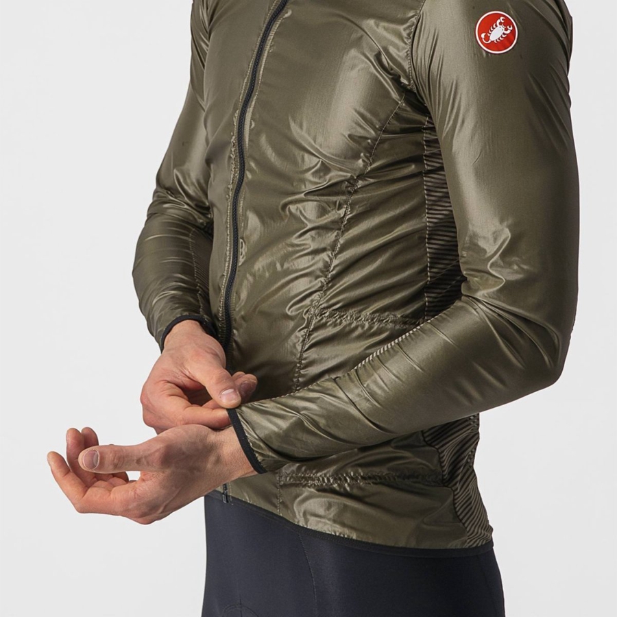 Castelli ARIA SHELL Bescherming Heren Bruin | 614287XQG