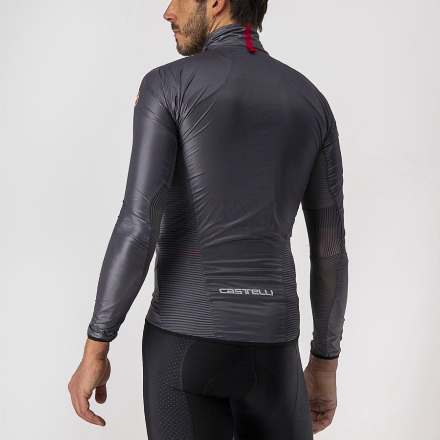 Castelli ARIA SHELL Bescherming Heren Donkergrijs | 891357NAB