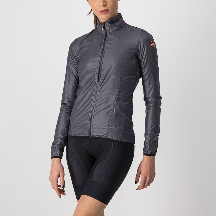 Castelli ARIA SHELL W Bescherming Dames Donkergrijs | 964237USE