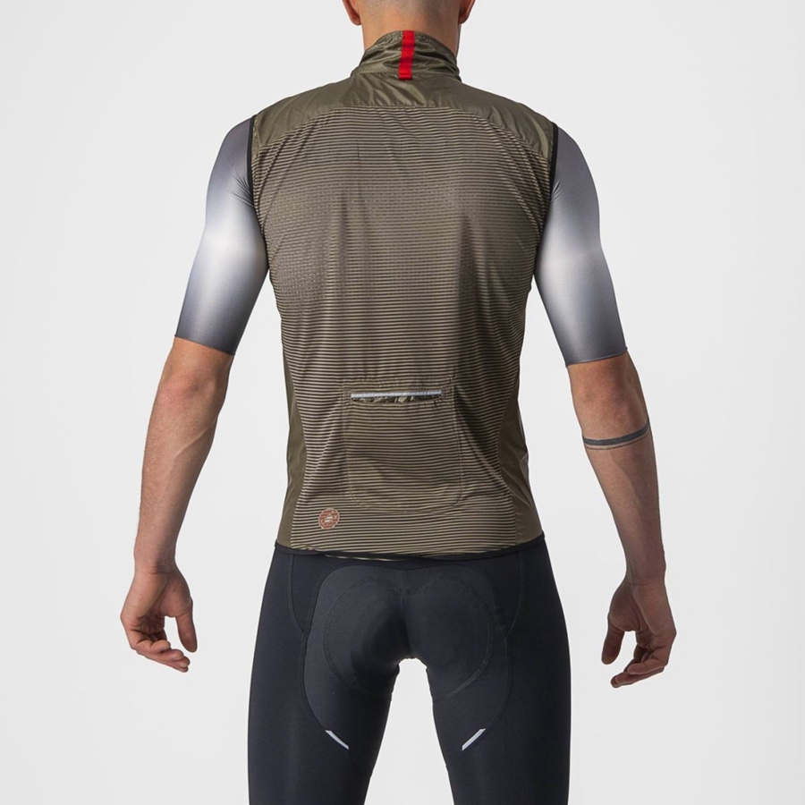 Castelli ARIA Vest Heren Bruin | 463519NIQ