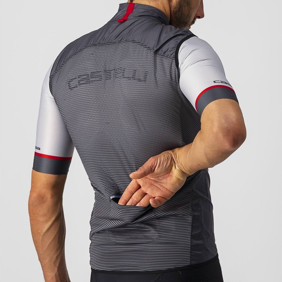 Castelli ARIA Vest Heren Donkergrijs | 760142OWP