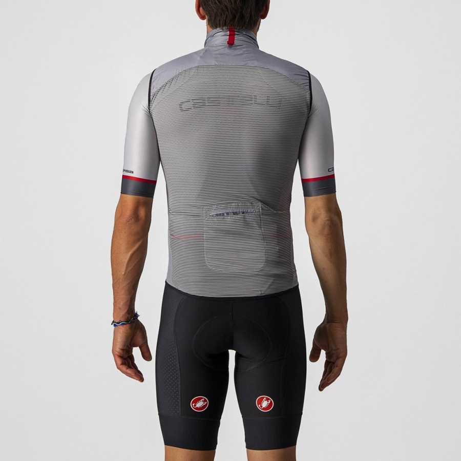 Castelli ARIA Vest Heren Zilver Grijs | 267391KZM