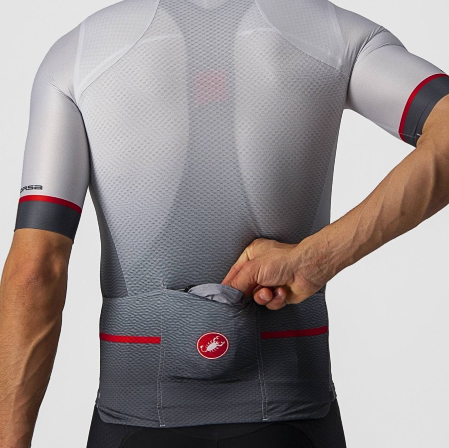 Castelli ARIA Vest Heren Zilver Grijs | 267391KZM