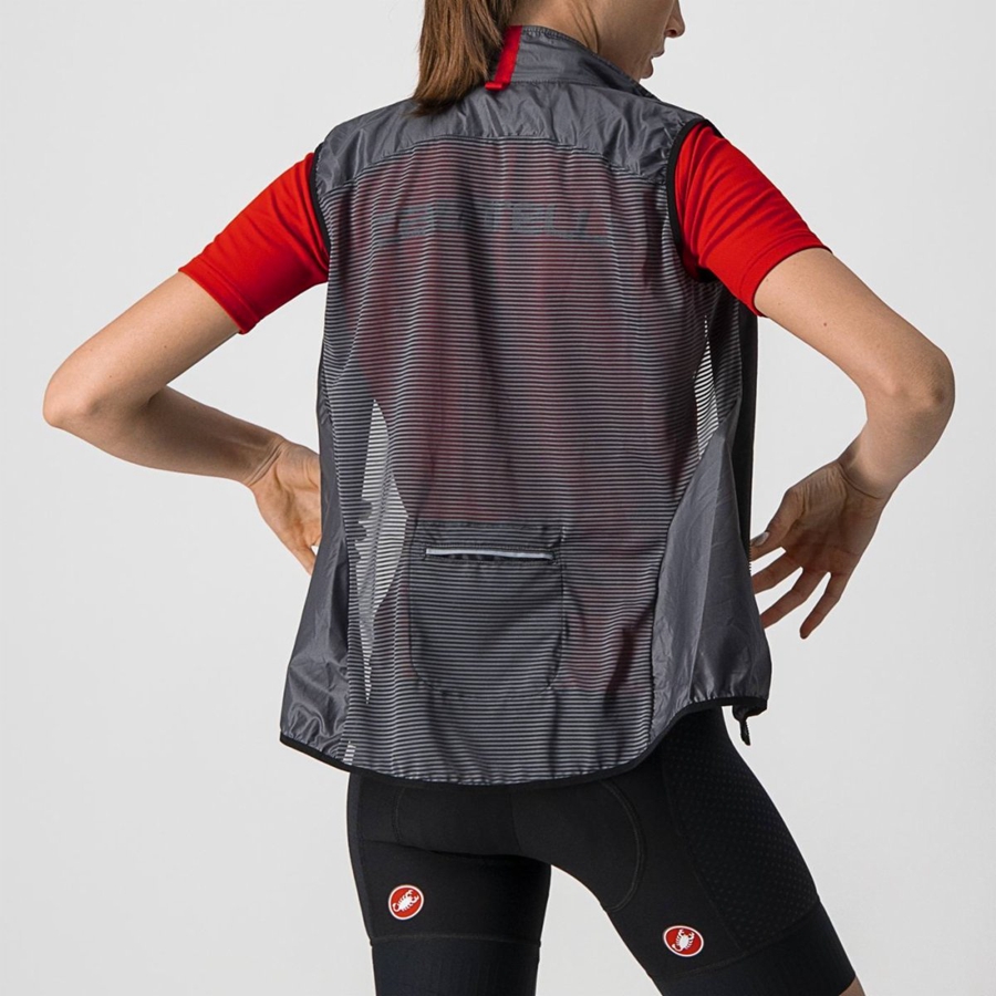 Castelli ARIA W Vest Dames Donkergrijs | 350479WMA