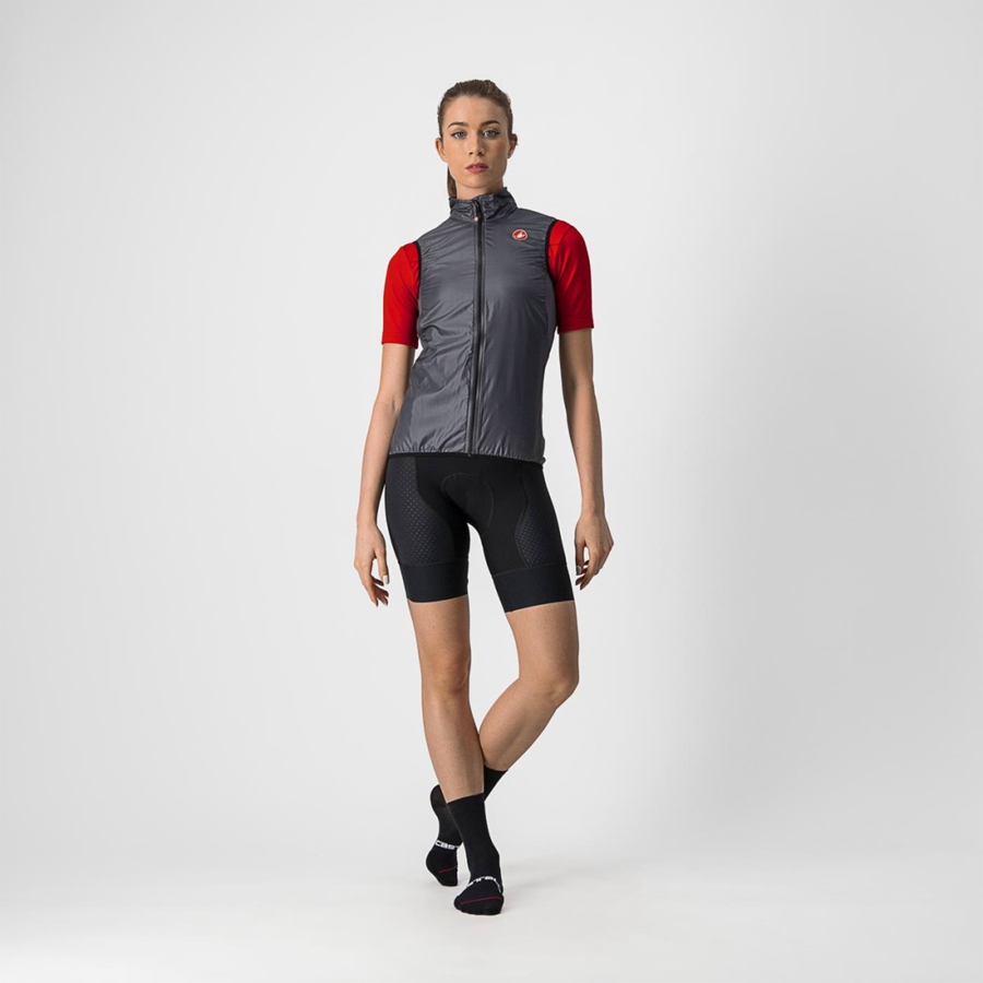 Castelli ARIA W Vest Dames Donkergrijs | 350479WMA