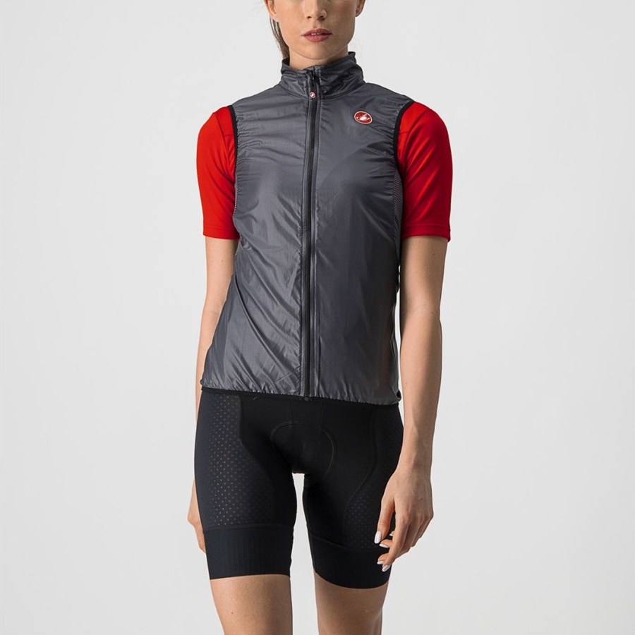 Castelli ARIA W Vest Dames Donkergrijs | 350479WMA