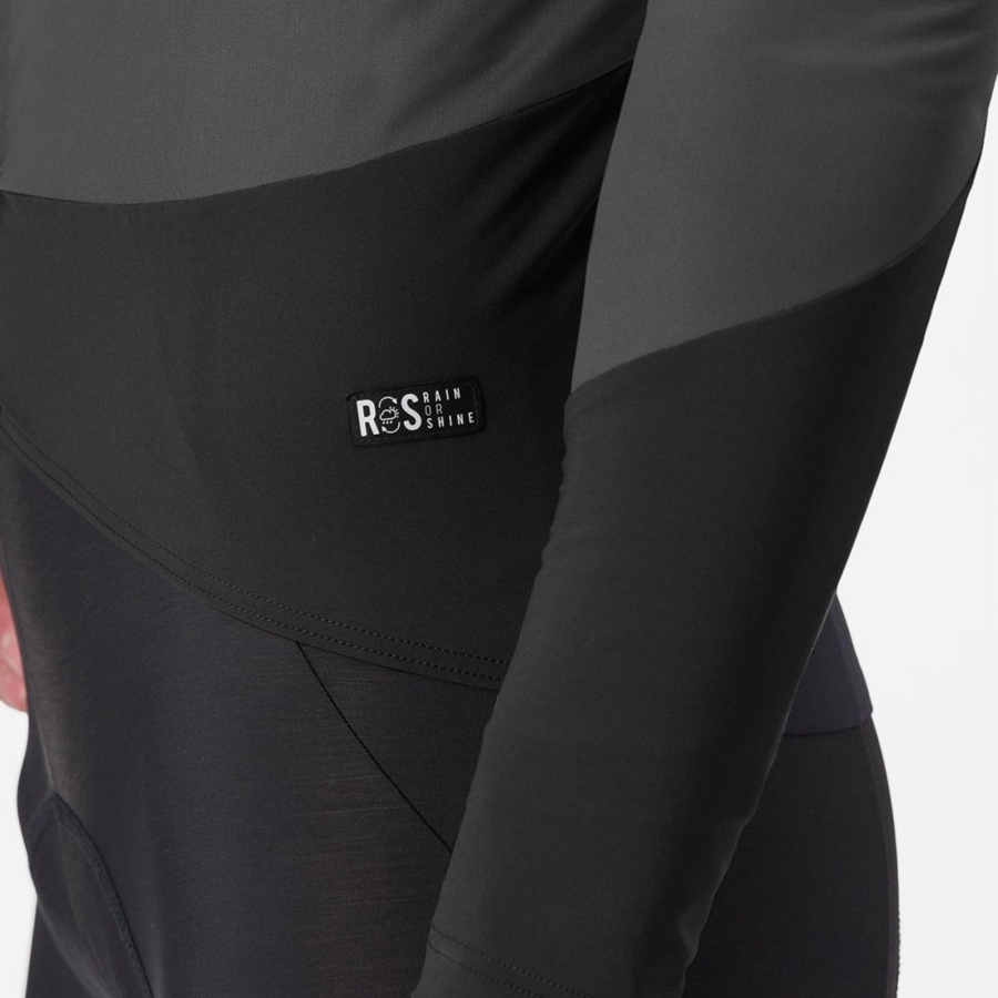 Castelli BETA RoS Jassen Heren Grijs Donkergrijs Rood | 362598WYE