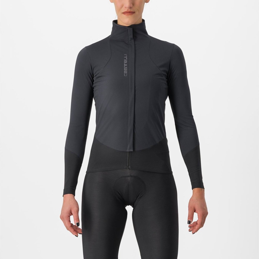 Castelli BETA RoS W Jassen Dames Zwart | 714960CVY