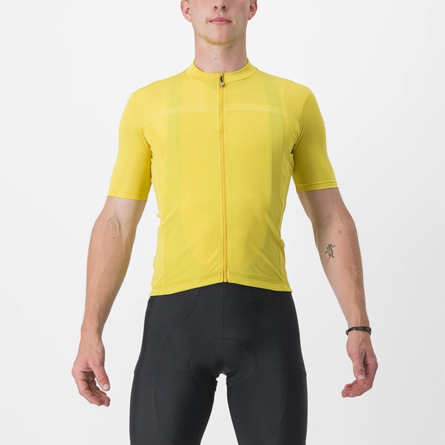 Castelli CLASSIFICA Jersey Heren Geel | 789241JPO