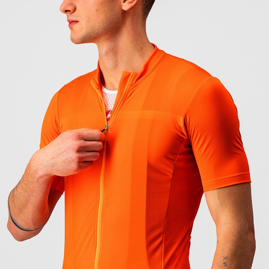 Castelli CLASSIFICA Jersey Heren Oranje | 026387CQB