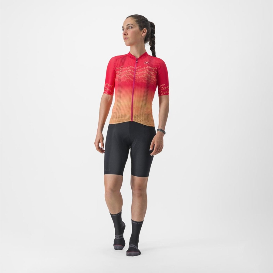 Castelli CLIMBER'S 2.0 W Jersey Dames Oranje | 736125QEV