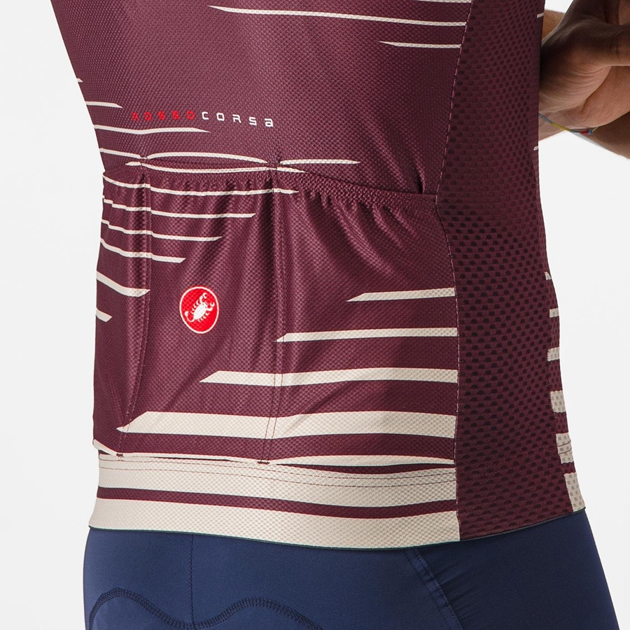 Castelli CLIMBER'S 4.0 Jersey Heren Diepbordeaux Zilver | 246579YNQ