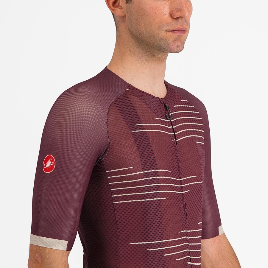 Castelli CLIMBER'S 4.0 Jersey Heren Diepbordeaux Zilver | 246579YNQ