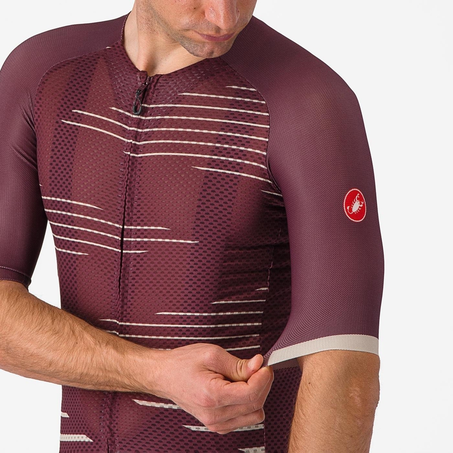 Castelli CLIMBER'S 4.0 Jersey Heren Diepbordeaux Zilver | 246579YNQ