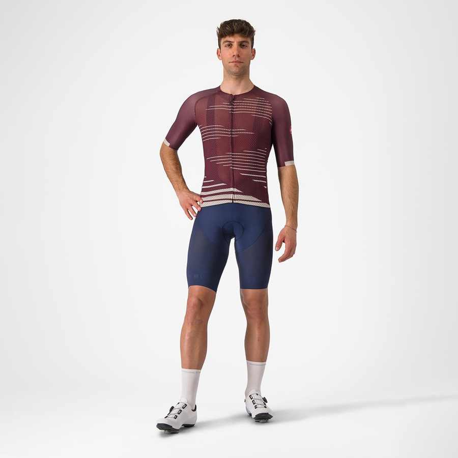 Castelli CLIMBER'S 4.0 Jersey Heren Diepbordeaux Zilver | 246579YNQ