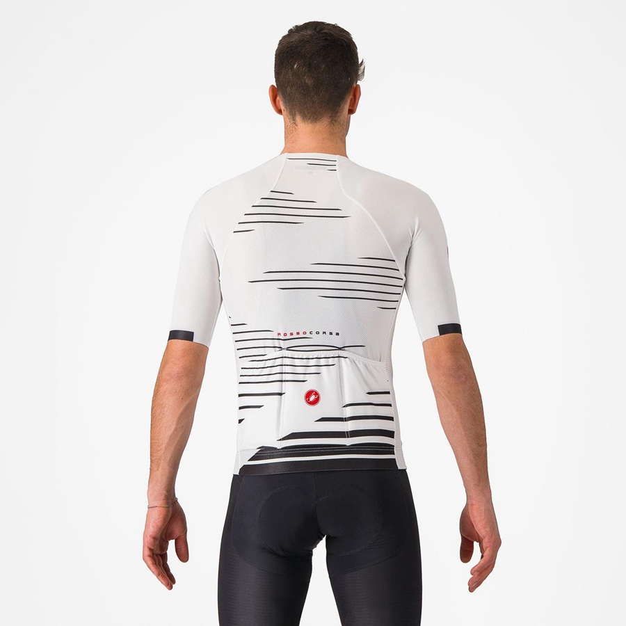 Castelli CLIMBER'S 4.0 Jersey Heren Wit Zwart | 173268MCL