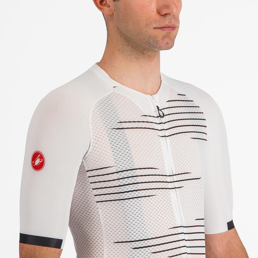 Castelli CLIMBER'S 4.0 Jersey Heren Wit Zwart | 173268MCL