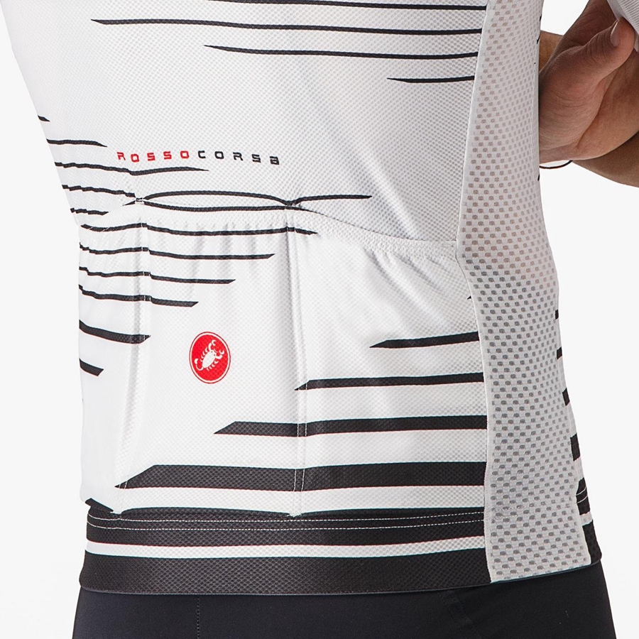 Castelli CLIMBER'S 4.0 Jersey Heren Wit Zwart | 173268MCL