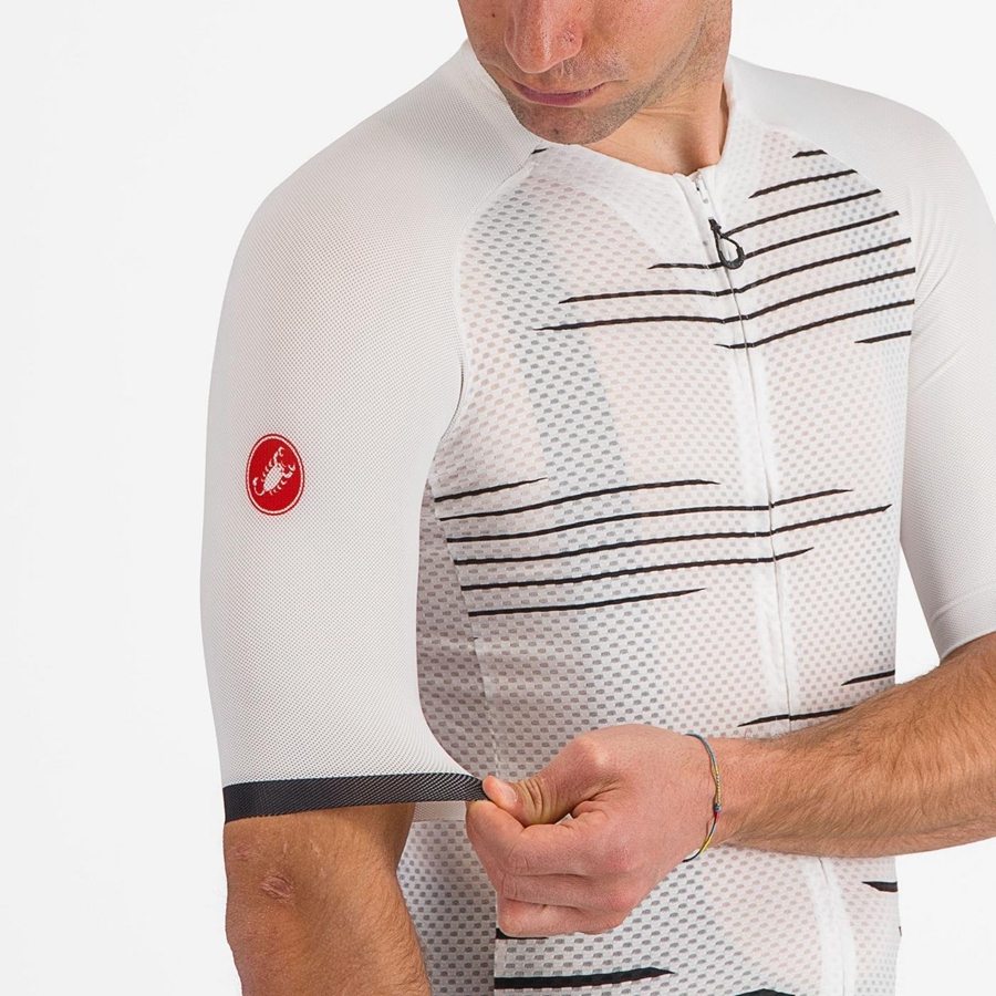 Castelli CLIMBER'S 4.0 Jersey Heren Wit Zwart | 173268MCL