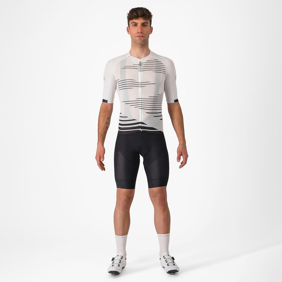 Castelli CLIMBER'S 4.0 Jersey Heren Wit Zwart | 173268MCL