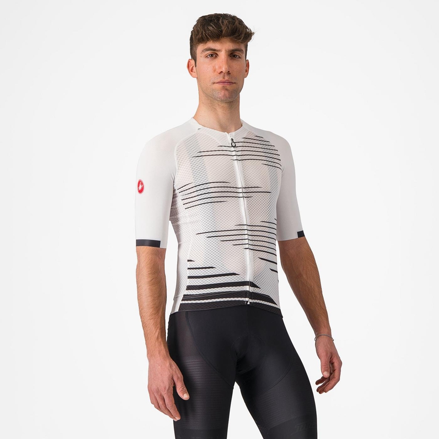 Castelli CLIMBER\'S 4.0 Jersey Heren Wit Zwart | 173268MCL