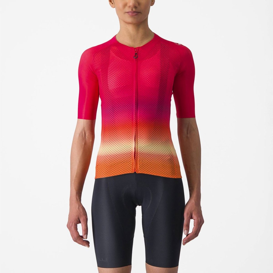 Castelli CLIMBER\'S 4.0 W Jersey Dames Roze | 291450XUO