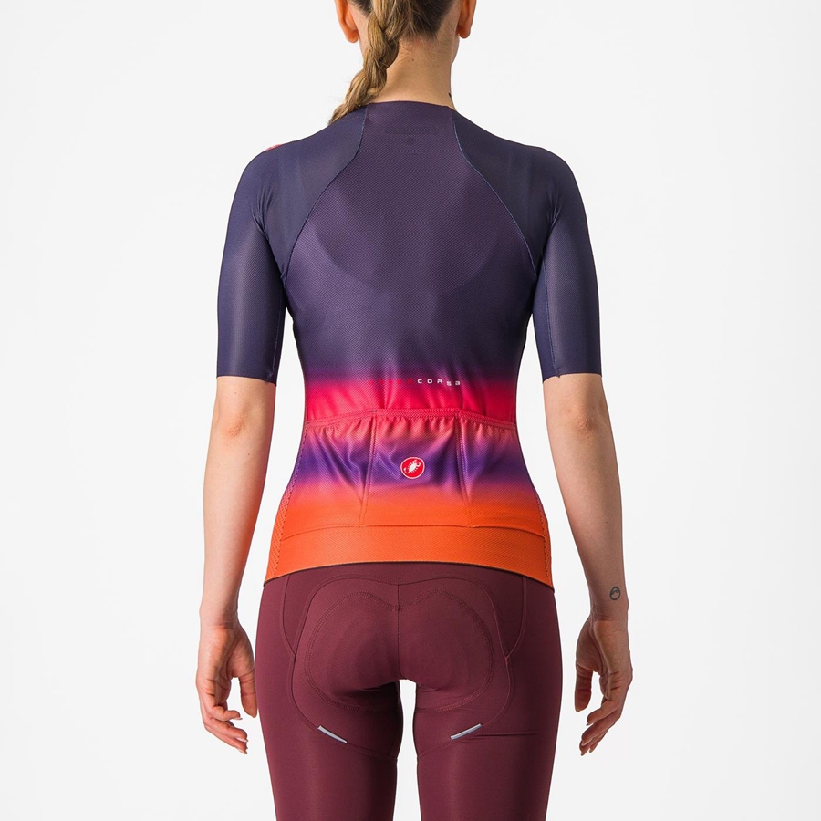 Castelli CLIMBER'S 4.0 W Jersey Dames Roze Oranje | 423190KPU