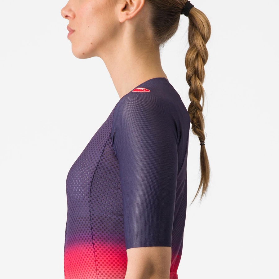 Castelli CLIMBER'S 4.0 W Jersey Dames Roze Oranje | 423190KPU