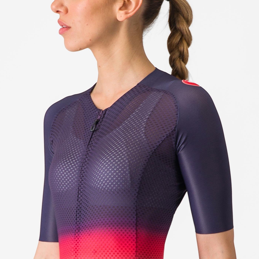 Castelli CLIMBER'S 4.0 W Jersey Dames Roze Oranje | 423190KPU