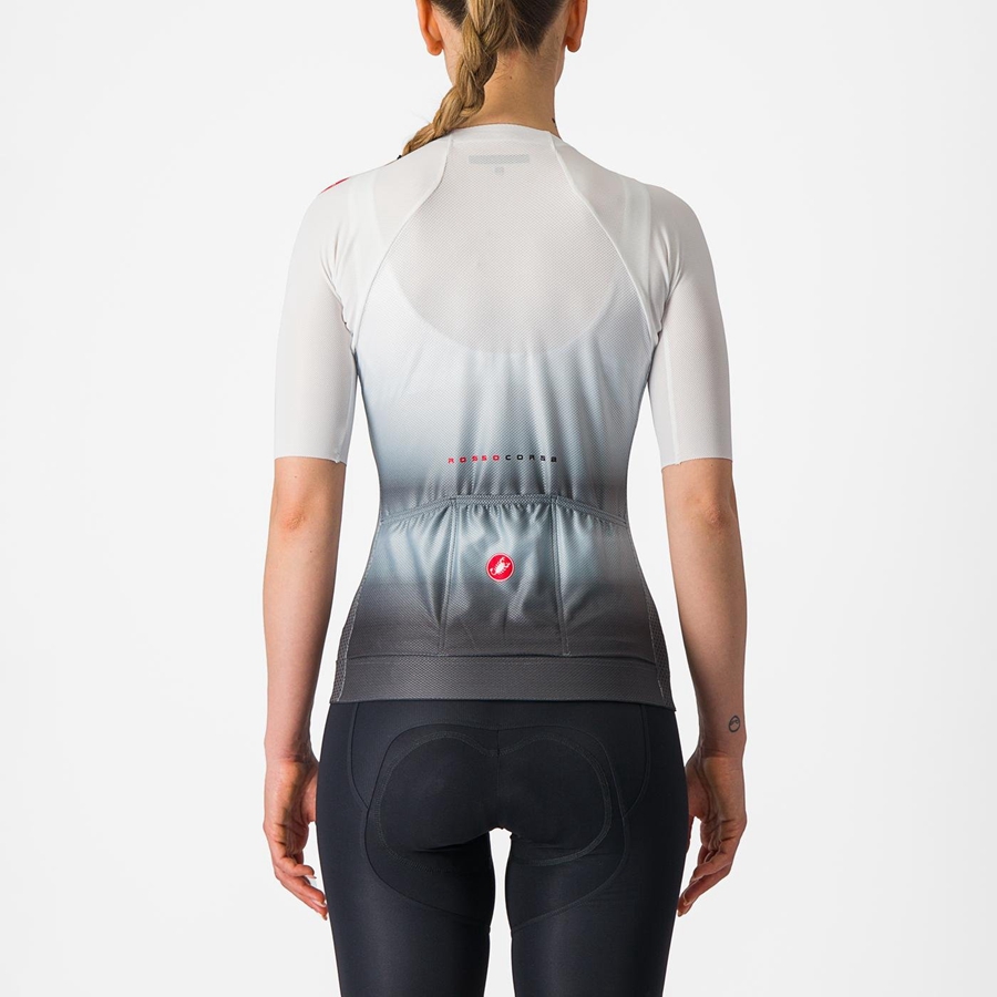 Castelli CLIMBER'S 4.0 W Jersey Dames Wit Donkergrijs | 217305HTC