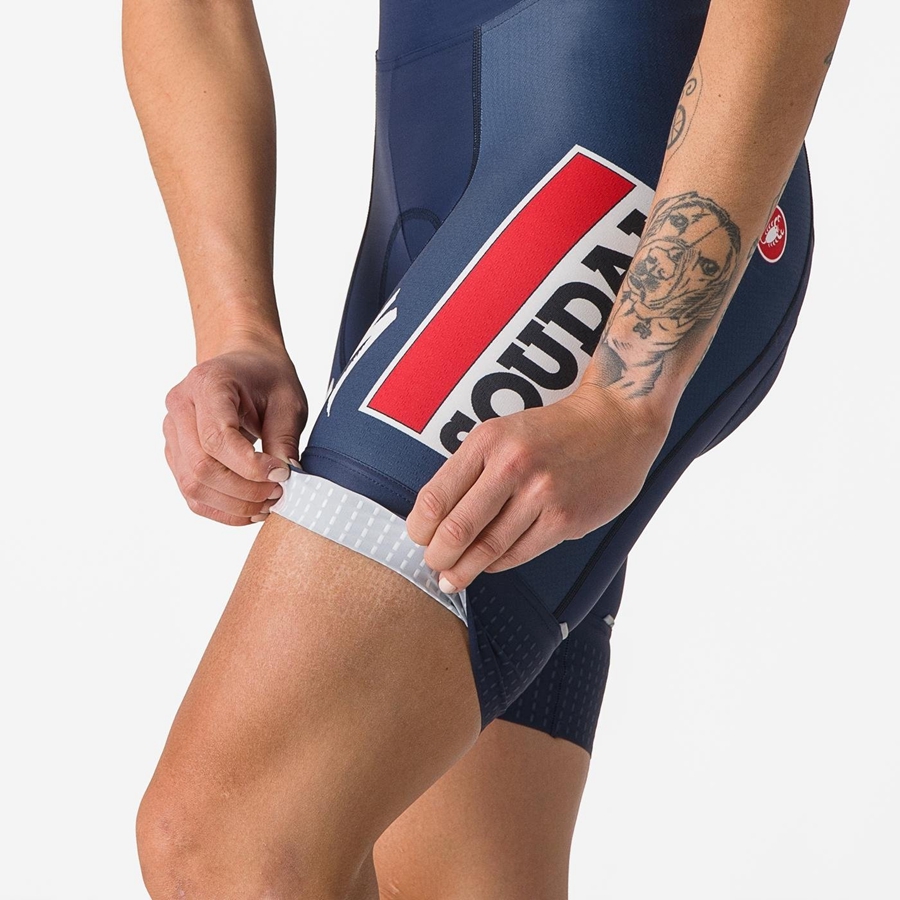 Castelli COMPETIZIONE W Korte Broek Dames Blauw Wit | 562937JCY