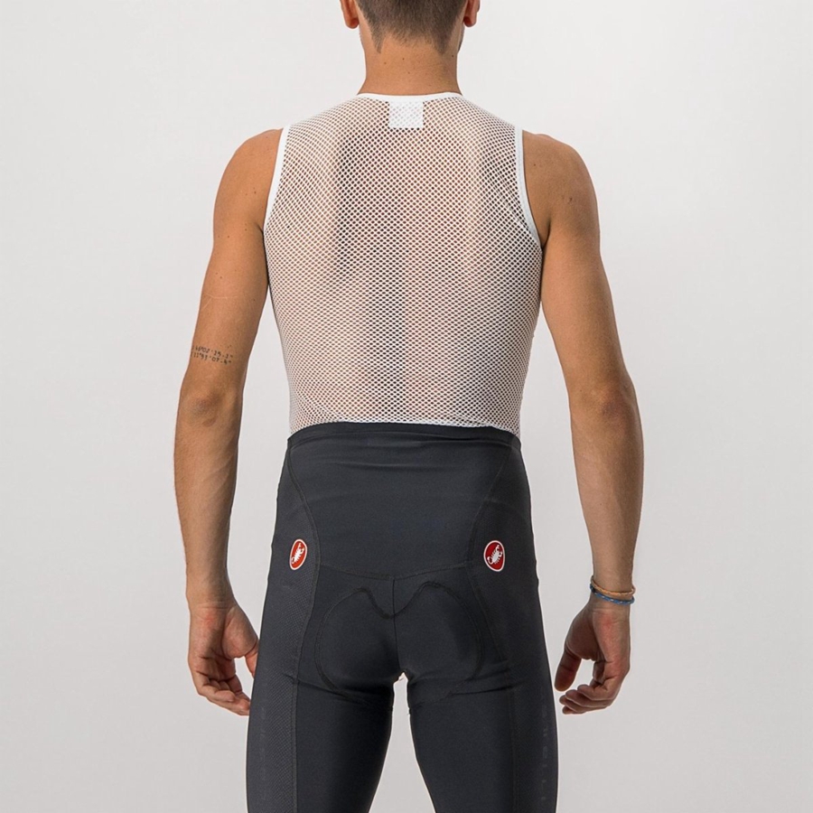 Castelli CORE MESH 3 SLEEVELESS Basislaag Heren Wit | 406821GWM