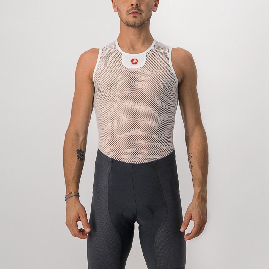 Castelli CORE MESH 3 SLEEVELESS Basislaag Heren Wit | 406821GWM