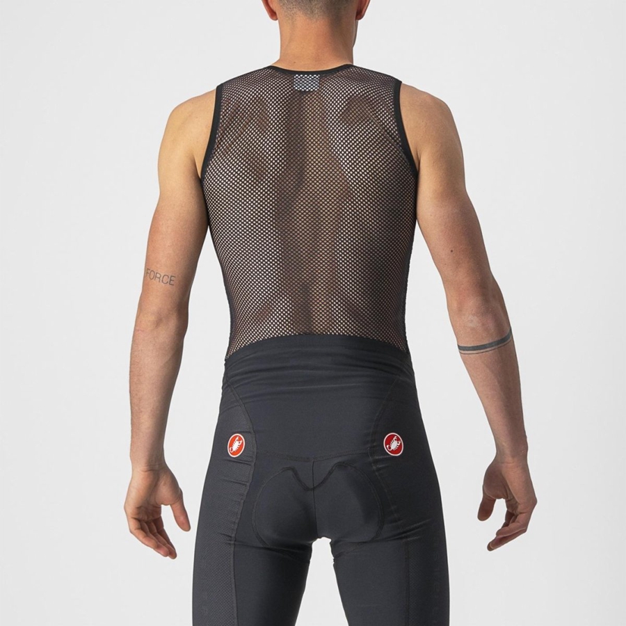 Castelli CORE MESH 3 SLEEVELESS Basislaag Heren Zwart | 196875AUM