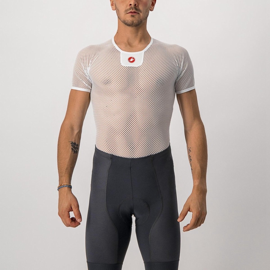 Castelli CORE MESH 3 SS Basislaag Heren Wit | 570638GHA